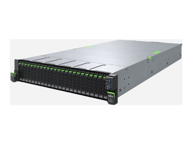 Fujitsu PRIMERGY RX2540 M7 - palvelin - räkkiasennettava - 2U - 2-suuntainen - 1 x Xeon Silver - RAM 32 GB - hot-swap 2.5-paikkaa (-paikkoja) - ei kiintolevyä - ei käyttöjärjestelmää - näyttö: ei mitään