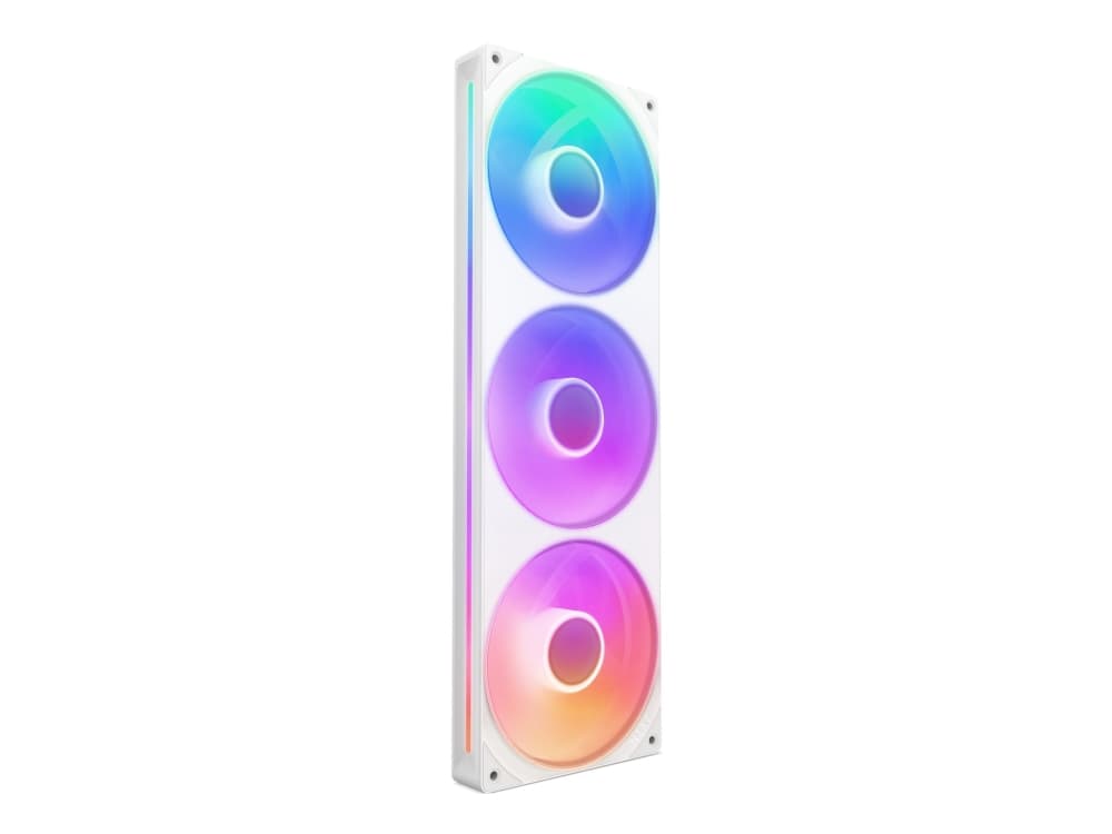 NZXT RF-U36HF-W1, Tuuletin, 36 cm, 500 RPM, 2400 RPM, 75,12 m³/h, Valkoinen