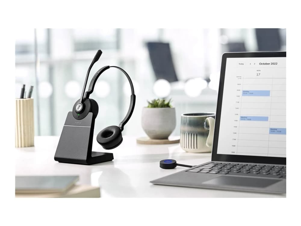 Jabra LINK 400 - DECT-sovitin trådløst-kuulokkeille - Engage 55, 65, 75 -kuulokkeille