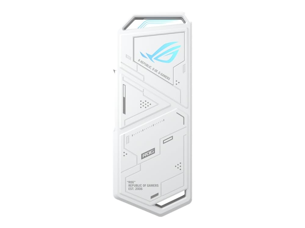 ASUS ROG Strix Arion White Edition, SSD-kotelo, M.2, M.2, PCI Express, 10 Gbit/s, USB-liitettävyys, Valkoinen