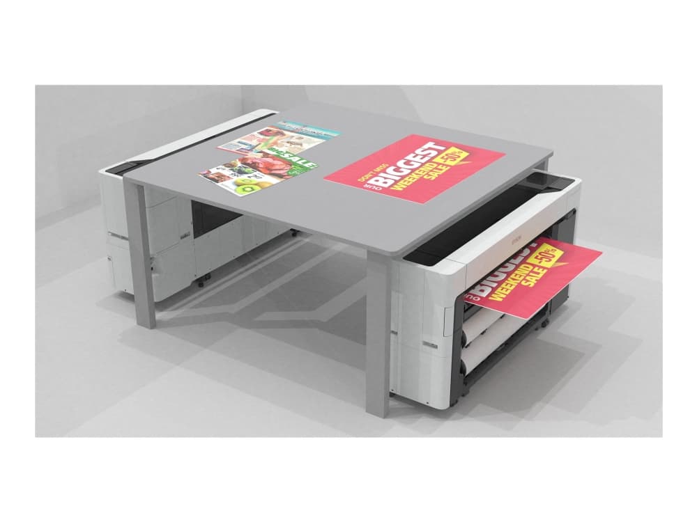 Epson SureColor SC-T3700E - 24 suurkuvatulostin - väri - mustesuihkutulostin - rulla (61 cm) - 2400 x 1200 dpi - 2.64 pin - jopa 130 neliömetriä/tunti (mono) / jopa 130 neliömetriä/tunti (väri) - USB, Gigabit LAN, Wi-Fi - leikkuri
