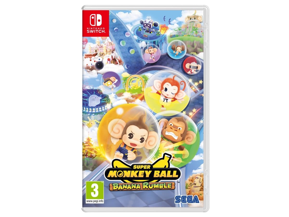 Nintendo Super Monkey Ball Banana Rumble, Nintendo Switch, Multiplayer mode, Physical media