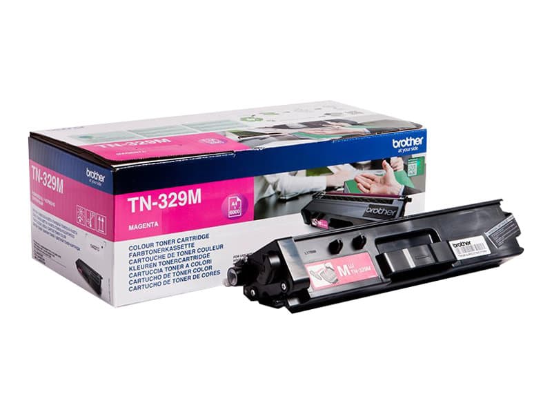 Brother TN-329M, 6000 sivua, Magenta, 1 kpl