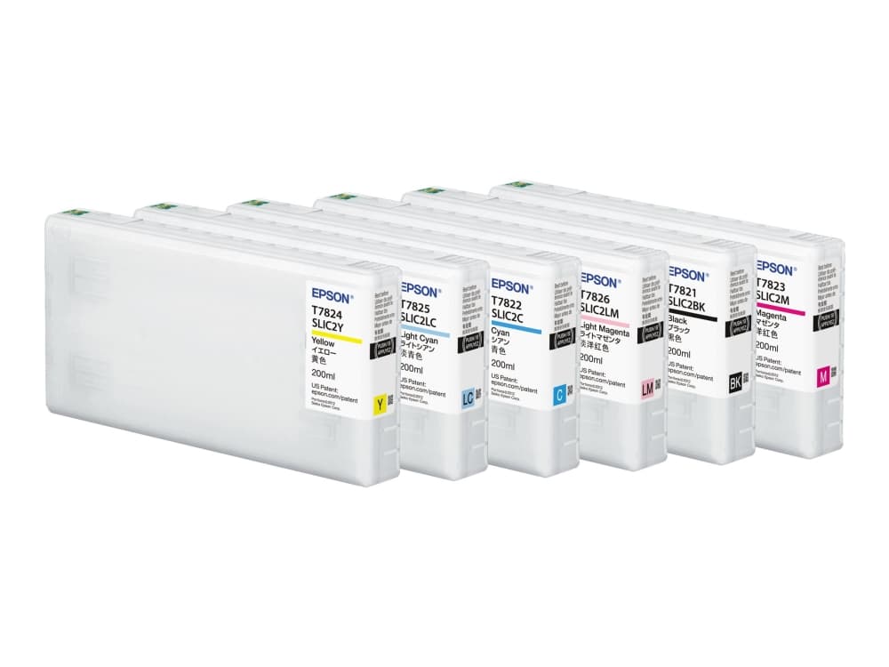 Epson T7826 - 200 ml - vaalean magenta - alkuperäinen - mustekasetti - SURELAB SL D700:lle