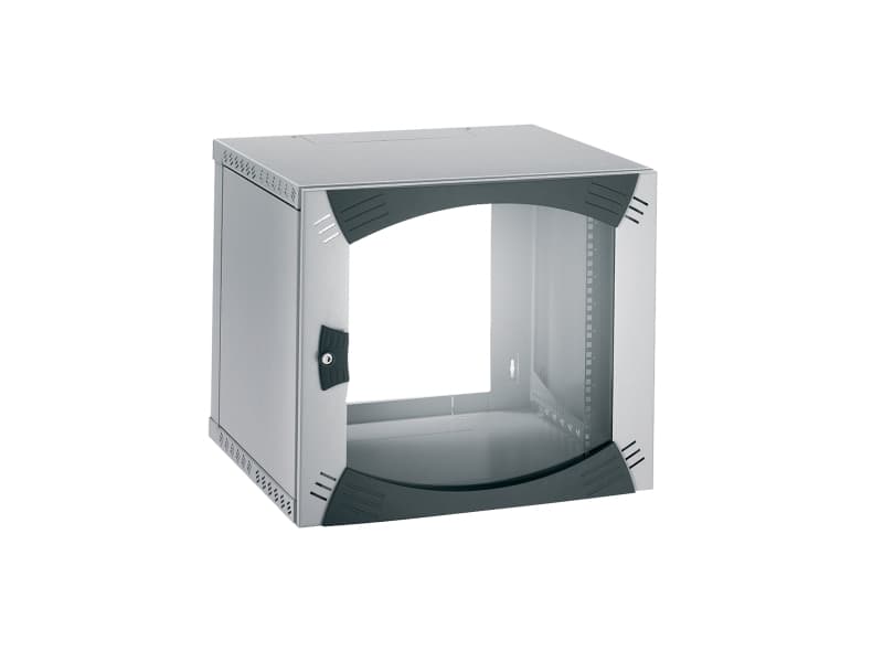 Actassi 19" Rack 19" seinähylly, jossa on levyovi, BDH: 600 x 400 x 646 12HE 12HE