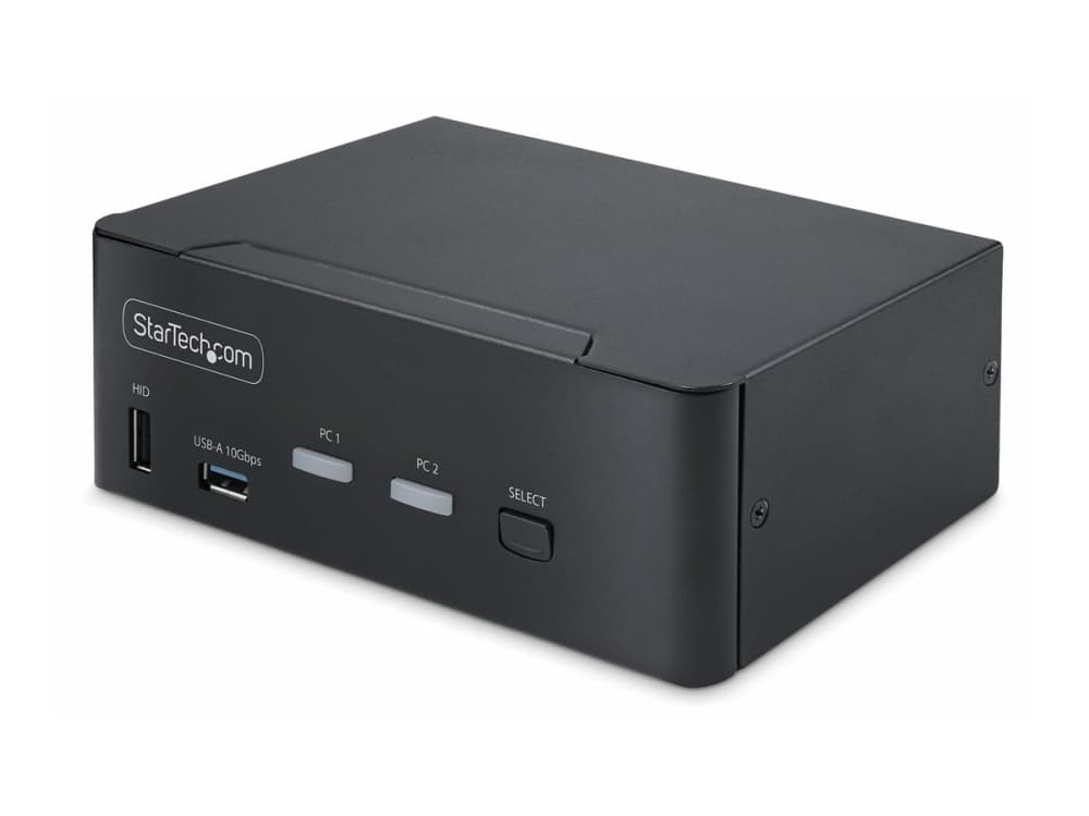StarTech.com P2CDD143-KVM-SWITCH, 7680 x 4320 pikseliä, 8K Ultra HD, 36 W, musta