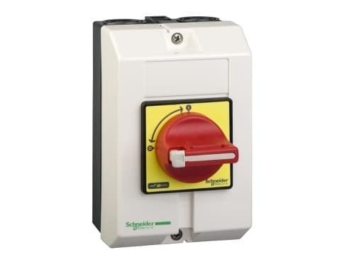 Schneider Electric VCF02GE, Kiertokytkin, 3P, Valkoinen, Punainen, IP65, 10 A, 90 mm