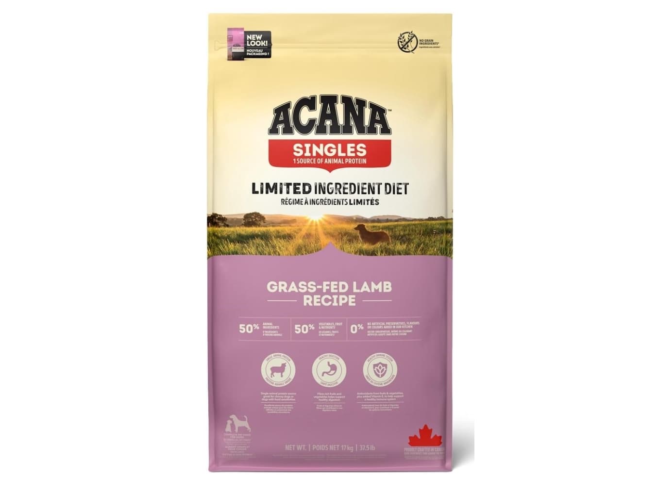 ACANA Singles Grass-Fed Lamb - kuivaruoka koirille - 17 kg