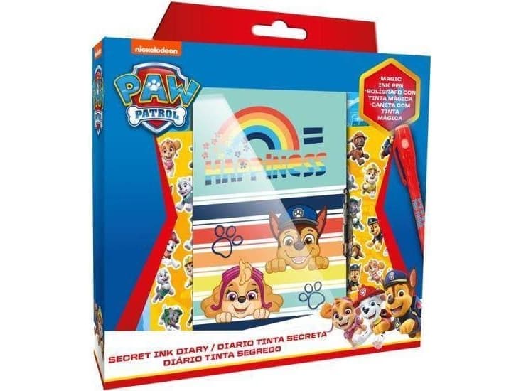 Lasten lisenssit Paw Patrol stebuklingo rašiklio dienoraštis