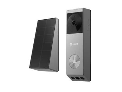 EZVIZ Video-ovikello kahdella kameralla. 2MP, Wi-Fi, paketintunnistus, IR jopa 5m, aurinkokennoilla ja 5200mAh akulla, 32GB eMMC, IP65