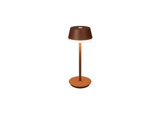 Konstsmide 7830-960 Lyon Paristopöytävalaisin 2,5 W Lämmin valkoinen, RGB Terracotta