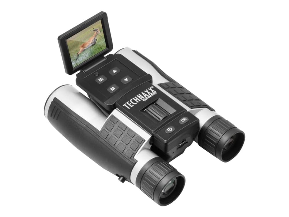 Technaxx kiikarit digitaalikameralla TX-142 12x 25 mm kiikari musta/hopea 4863 (4863)