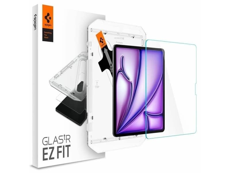 Spigen GLAS.tR EZ Fit, Kirkas näytönsuoja, 33 cm (13), 9H, Karkaistu lasi, 1 kpl
