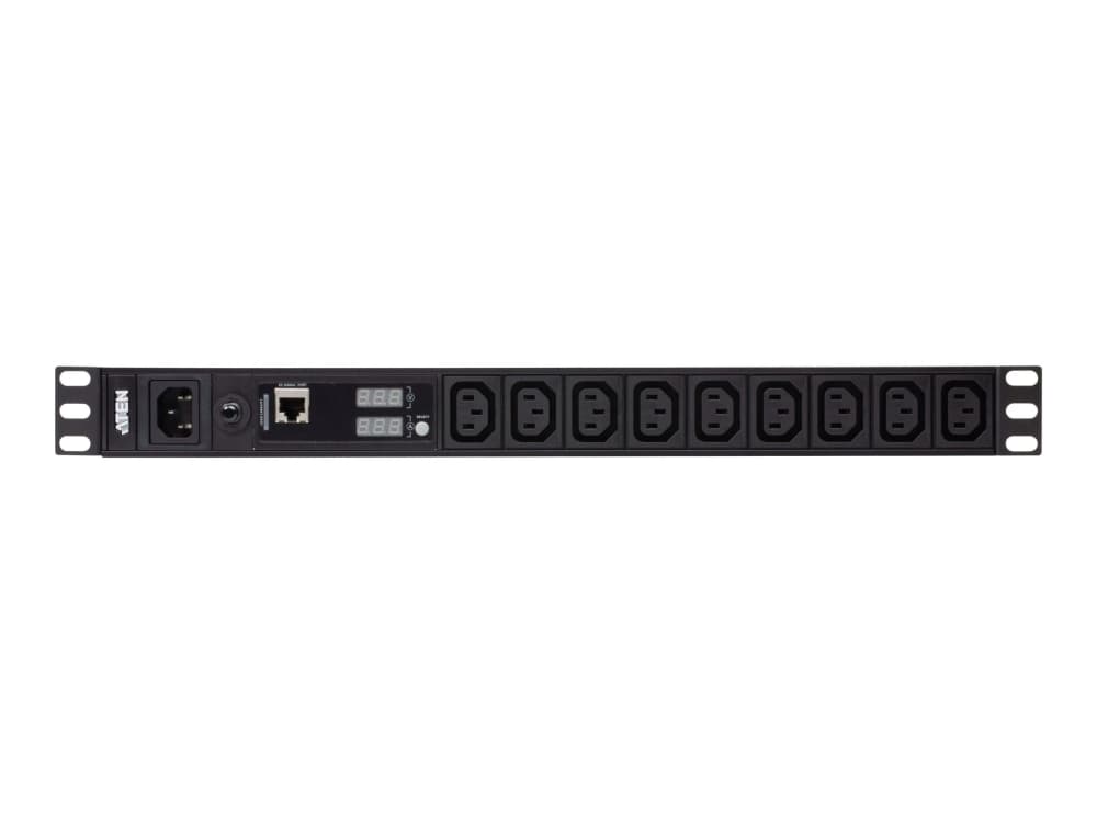ATEN PE1109G-AT-G, Perus, Mitattu, 1U, Musta, LCD, 9 AC-pistorasia(a), C13 liitin