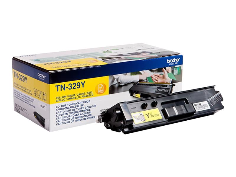 Brother TN-329Y, 6000 sivua, Keltainen, 1 kpl