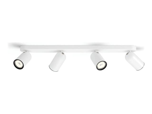 Philips myLiving Pongee kohdevalaisin 4x, Pinta-asennettavat spottivalot, GU10, 4 lamppu(a), LED, 220-240 V, Valkoinen