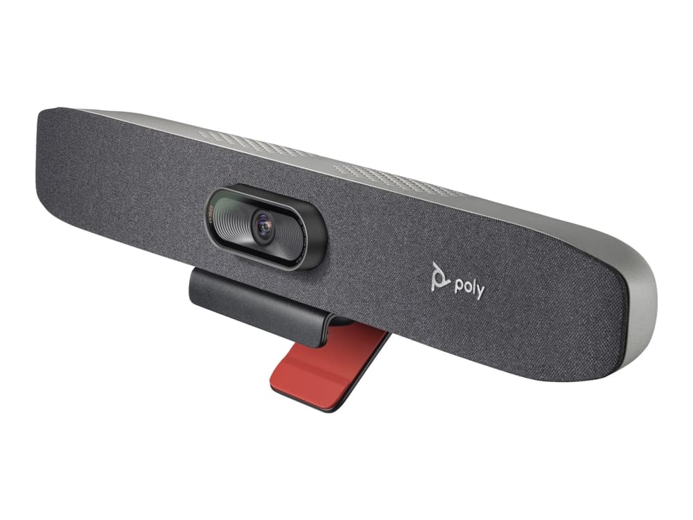 Poly Studio R30 - USB-videopalkki - Zoom-sertifioitu, sertifioitu Microsoft Teamsille - hiekkaa