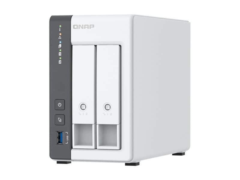 QNAP TS-216G, NAS, Tower, Cortex-A, Cortex-A55, valkoinen