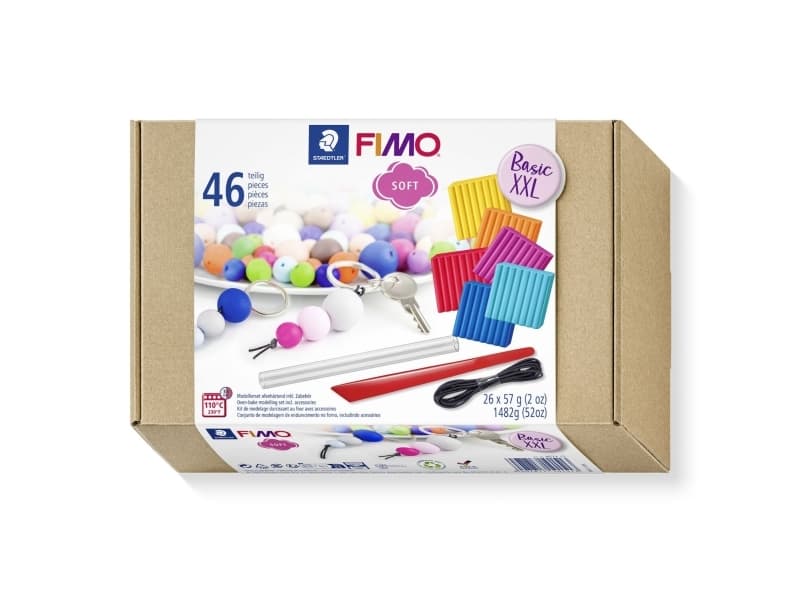 Mallit Fimo® Soft Basis XXL 26x57g w/tool (46)