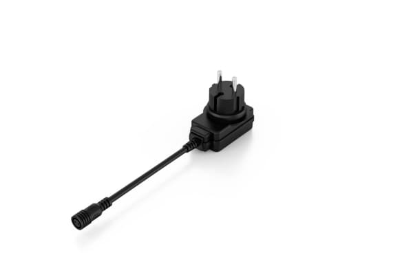 Philips Virtalähde, EU-pistoke, Valaisimen virransyöttö, musta, Muovi, Philips by Signify, Puutarha, IP44