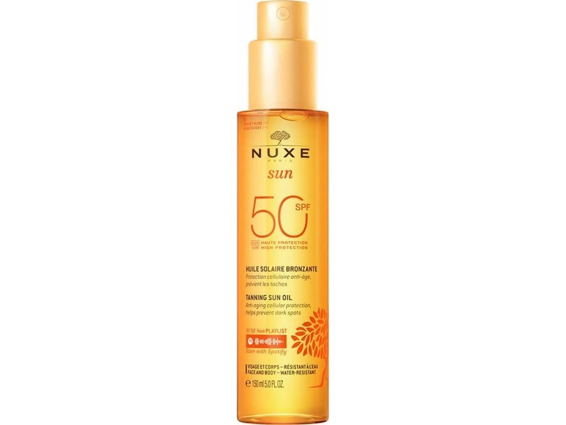 Nuxe Sun Tanning Sun Oil High Protection SPF50 - - 150 ml