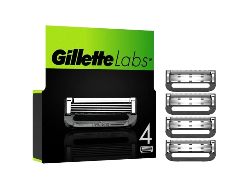 Gillette Gillette Labs Razor Blades Key Size Refill Pack Of 4 Units