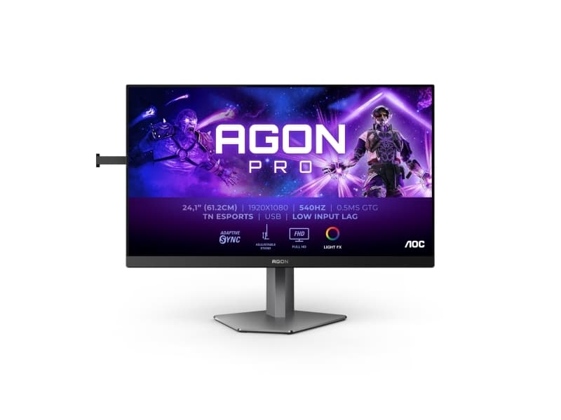AOC AGON PRO AG246FK, 61,2 cm (24.1), 1920 x 1080 pikseliä, Full HD, LCD, 0,5 ms, musta