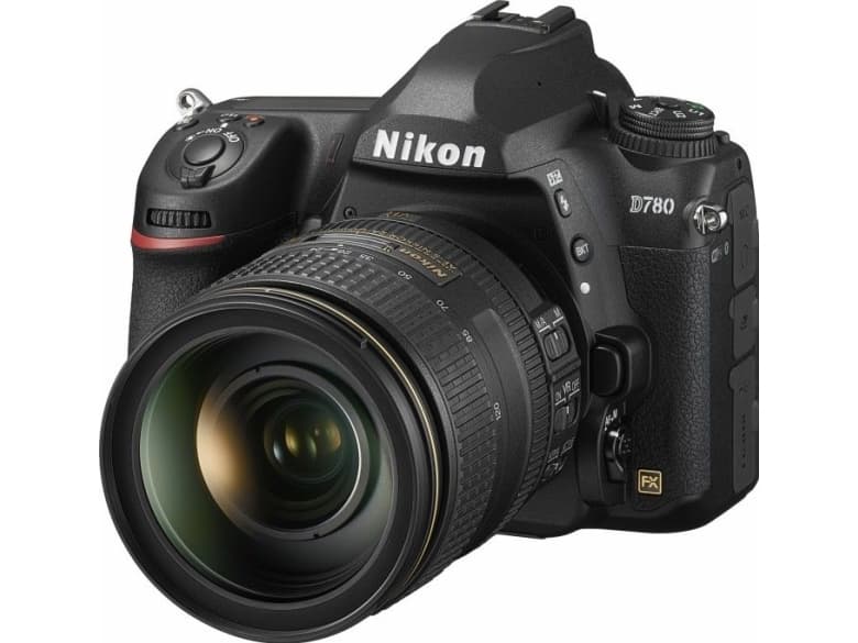 Nikon D780 + AF-S 24-120mm F/4 VR kit, 24,5 MP, 6048 x 4024 pikseliä, CMOS, 4K Ultra HD, Kosketusnäyttö, Musta