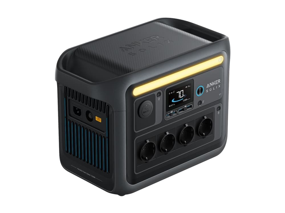 Anker SOLIX C1000X - Kannettava sähköasema - 1800 Watt - litium-rautafosfaatti - 1056 Wh - lähtöliittimet: 6