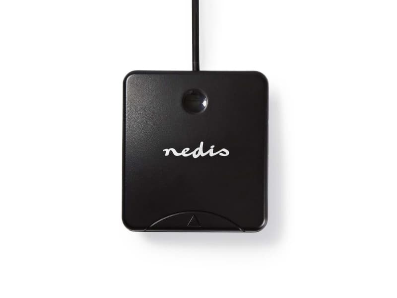 Nedis CRDRU2SM1BK, Lajittelu, Muovi, USB 2.0, 62 mm, 69 mm, 16 mm
