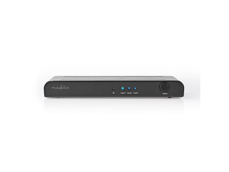 Nedis VSWI3473AT, HDMI, Antrasiitti, 60 Hz, 600 MHz, 1 m, 4K Ultra HD