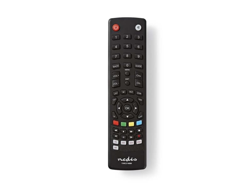 Nedis TVRC2340BK, TV, IR langaton, Painikkeet, musta
