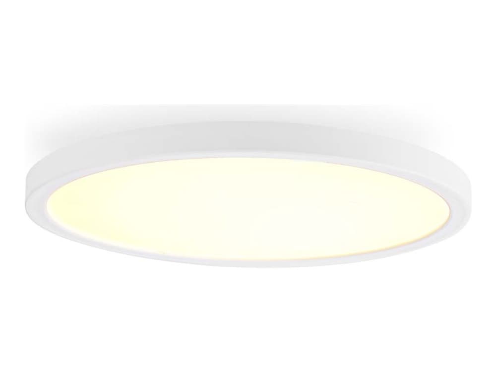 Nedis SmartLife - Kattovalaisin - LED - 18 W (60 W vastaava) - Luokka F - RGB/lämpimästä viileään valkoiseen - 2700-6500 K - pyöreä - valkoinen - valkoinen