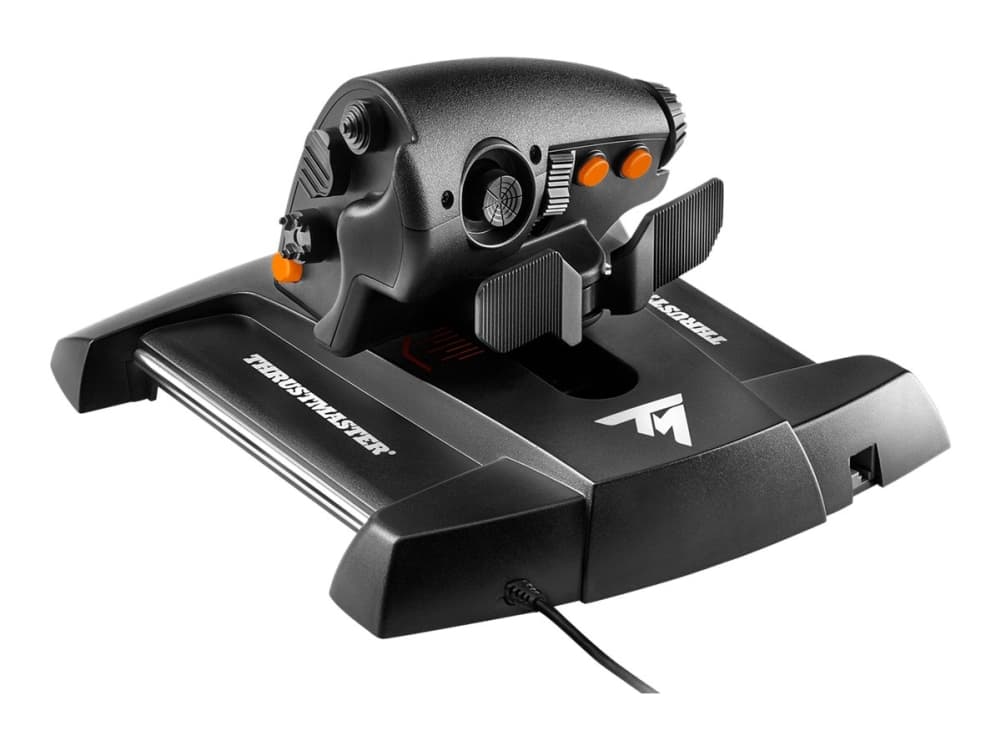 Thrustmaster TWCS Throttle, Ohjaussauva, PC, Analoginen, Langallinen, USB, Musta