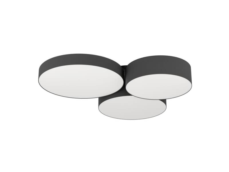 EGLO BARBANO-Z, 3 lamppu(a), LED, 2550 lm, IP20, musta, Valkoinen