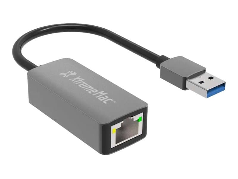 XtremeMac XWH-AAE-13, USB A-tyyppi, RJ-45, Mies, Hopea, 1 Gbit/s, 1 kpl