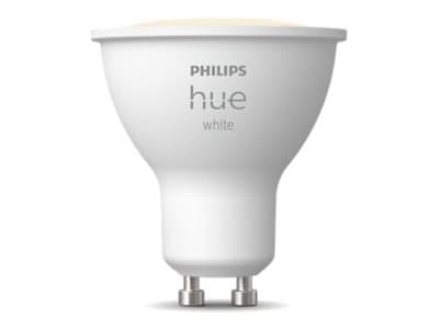 Philips Hue White - LED-spottilamppu - GU10 - 4.2 W - luokka E - pehmeä lämmin valkoinen valo - 2700 K