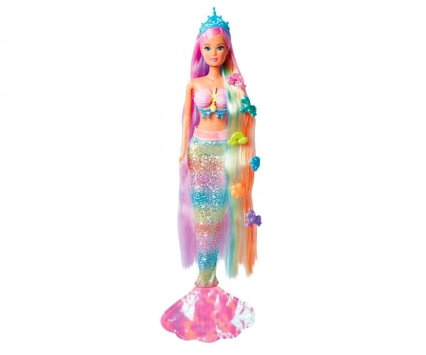 Simba Toys Steffi LOVE Mermaid, Muotinukke, Naaras, 3 vuosi/vuosia, Poika/tyttö, 116 g, Valikoidut värit