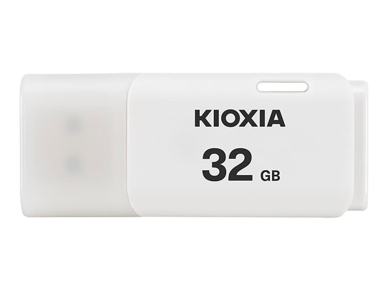 Kioxia TransMemory U202, 32 GB, USB A-tyyppi, 2.0, Suojus, 8 g, Valkoinen