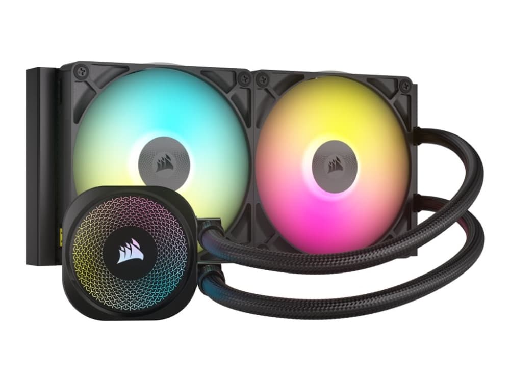 Corsair iCUE LINK TITAN RX RGB, All-in-one-nesteenjäähdytin, 14 cm, 300 RPM, 1700 RPM, musta