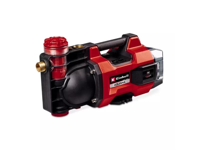 Einhell AQUINNA 36/38 F LED, Akku, 3,7 bar, 3800 l/h, musta, Punainen - SOLO