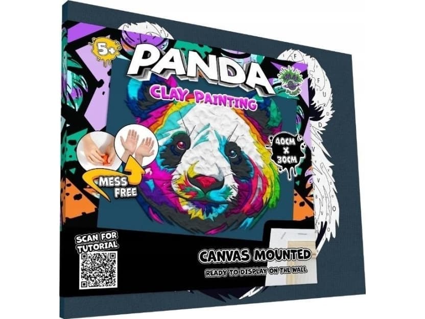 Savimaalaus kankaalle 30x40cm, panda