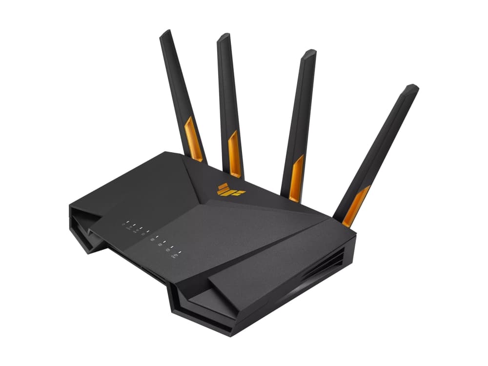 ASUS TUF-AX4200, Wi-Fi 6 (802.11ax), Kaksitaajuus (2,4 GHz/5 GHz), Ethernet LAN, Musta, Pöytäreititin