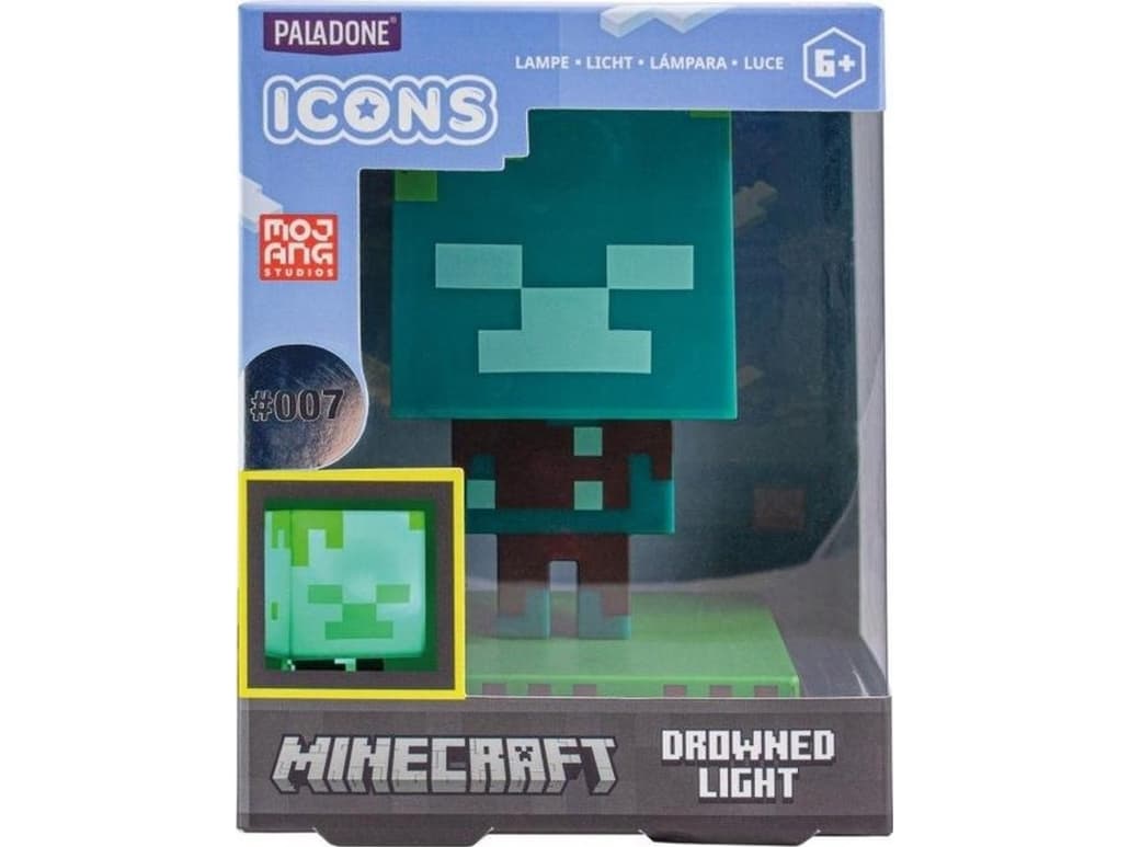 Paladone PALADONE Minecraft Lampka icon Zombie - topielec