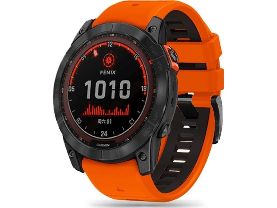 Tech-Protect hihna GARMIN FENIX 3 / 5X / 3HR / 5X PLUS / 6X / 6X PRO / 7X Tech-Protect IconBand oranssi-sortti