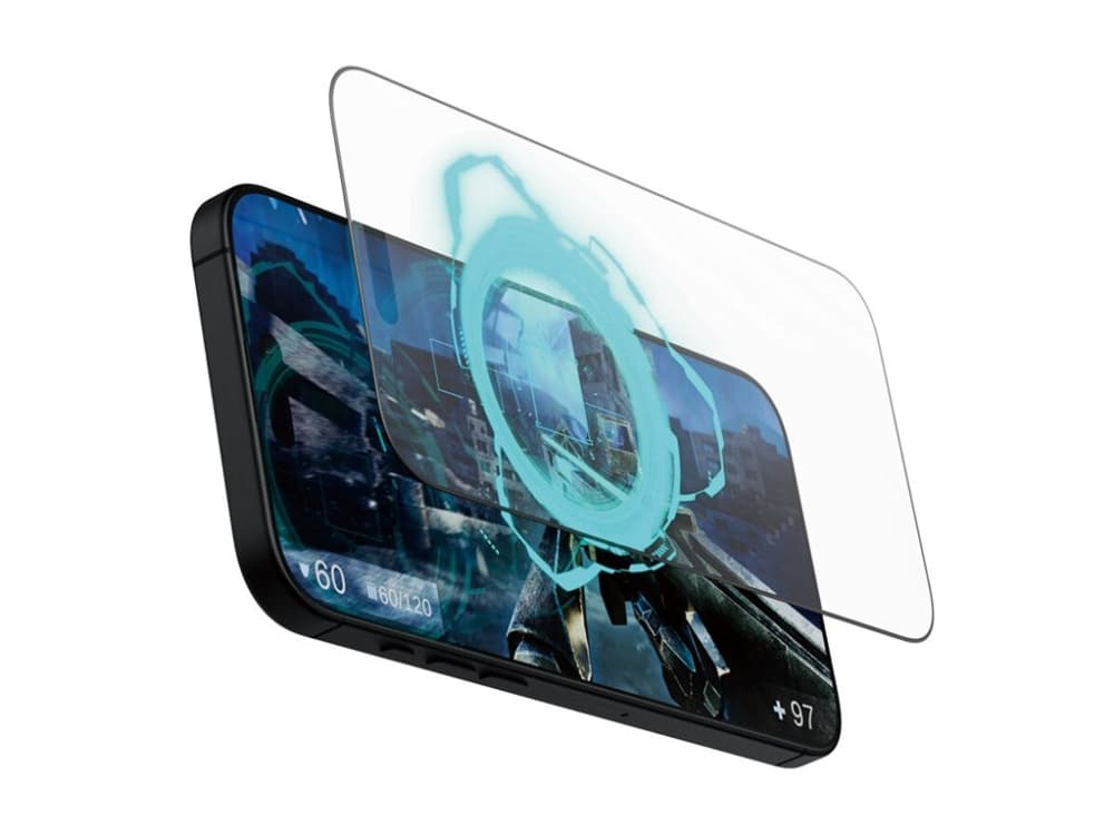 PanzerGlass ® Gaming Screen Protector iPhone 16 Pro Max | Ultra-Wide Fit, Apple, Apple - iPhone 16 Pro Max, Asennus kuivana, Naarmuuntumisenkestävä, Iskunkestävä, Läpinäkyvä, 1 kpl