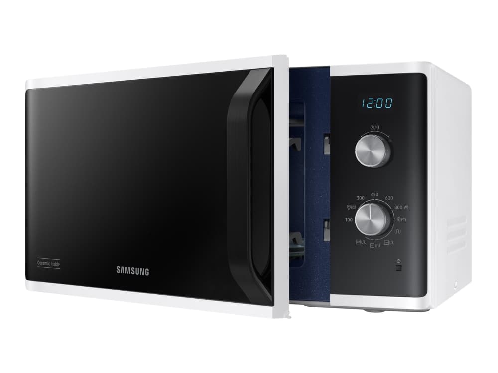 Samsung MG23K3614AW/EG, Pöytämalli, Yhdistelmämikroaaltouuni, 23 L, 800 W, Rotaatio, Valkoinen