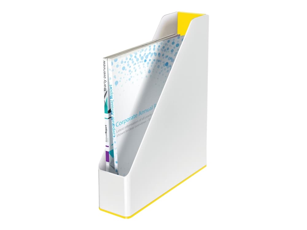 Leitz WOW Dual Colour - Magasinfil - rygbredde: 73 mm - A4:lle (210 x 297 mm) - gul