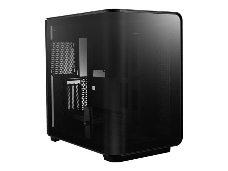 MSI MEG MAESTRO 700L PZ - Keskitorni - laajennettu ATX - sivupaneeli ikkunalla (karkaistu lasi) - ei virtalähdettä (ATX) - musta - USB/ääni