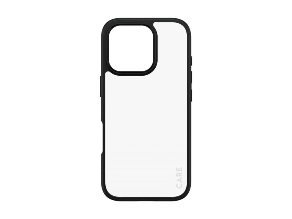 PanzerGlass CARE by Flagship Kotelo Läpinäkyvä Urban Combat w. Musta kehys iPhone 16 Pro Suojakotelo Läpinäkyvä Apple iPhone 16 Pro